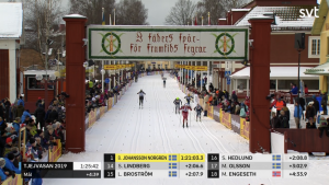 Sara in på 1:25:48 !